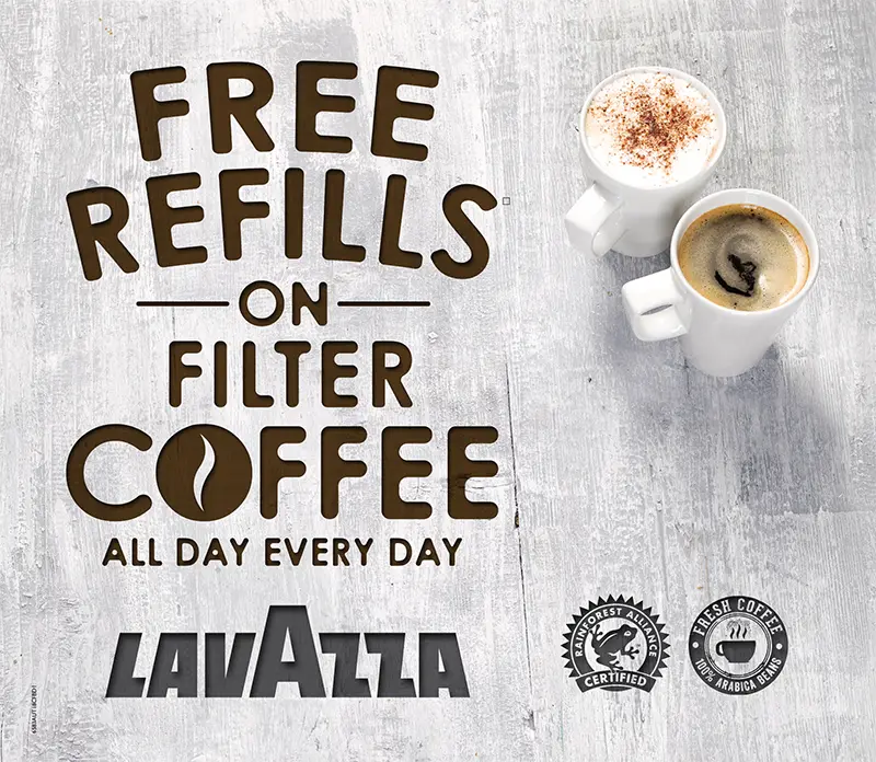 Wetherspoon coffee poster retail design solutions Wetherspoon coffee poster freelance graphic designer